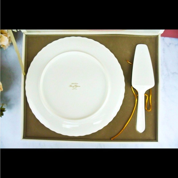 EXQUISITE/MIKISKA/CAKE OR PIE PLATE/SERVER/UNIQUE SET, BIRTHDAY/SHABBY CHIC - Picture 2 of 3